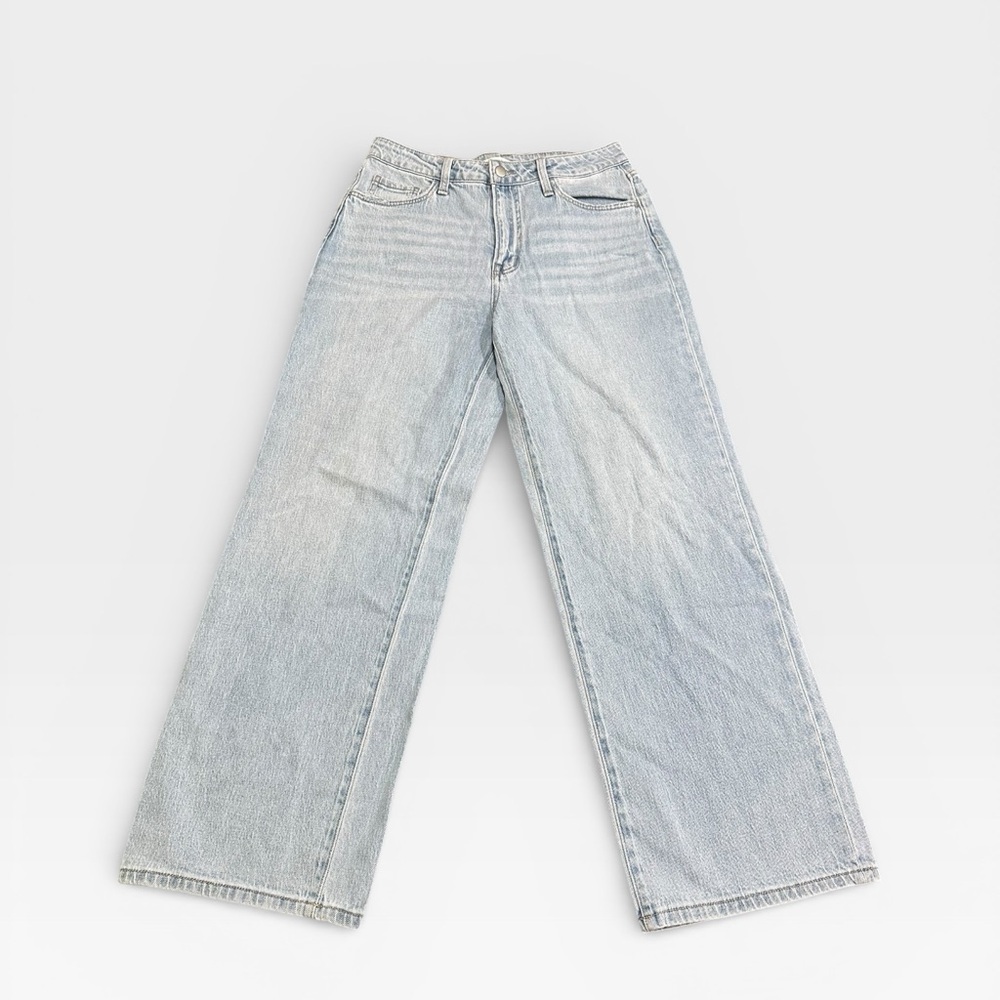 NWOT Altar’d State Light Wash Wide Leg Denim Jeans 28 - Picture 2 of 9
